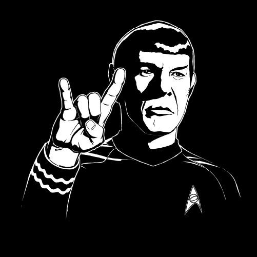 Graphic Lab | Spock On Unisex Tee