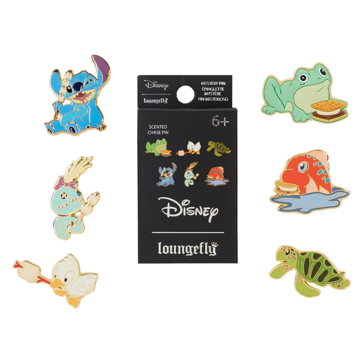 Loungefly Disney Lilo and Stitch Camping Cuties Mystery Box Pin