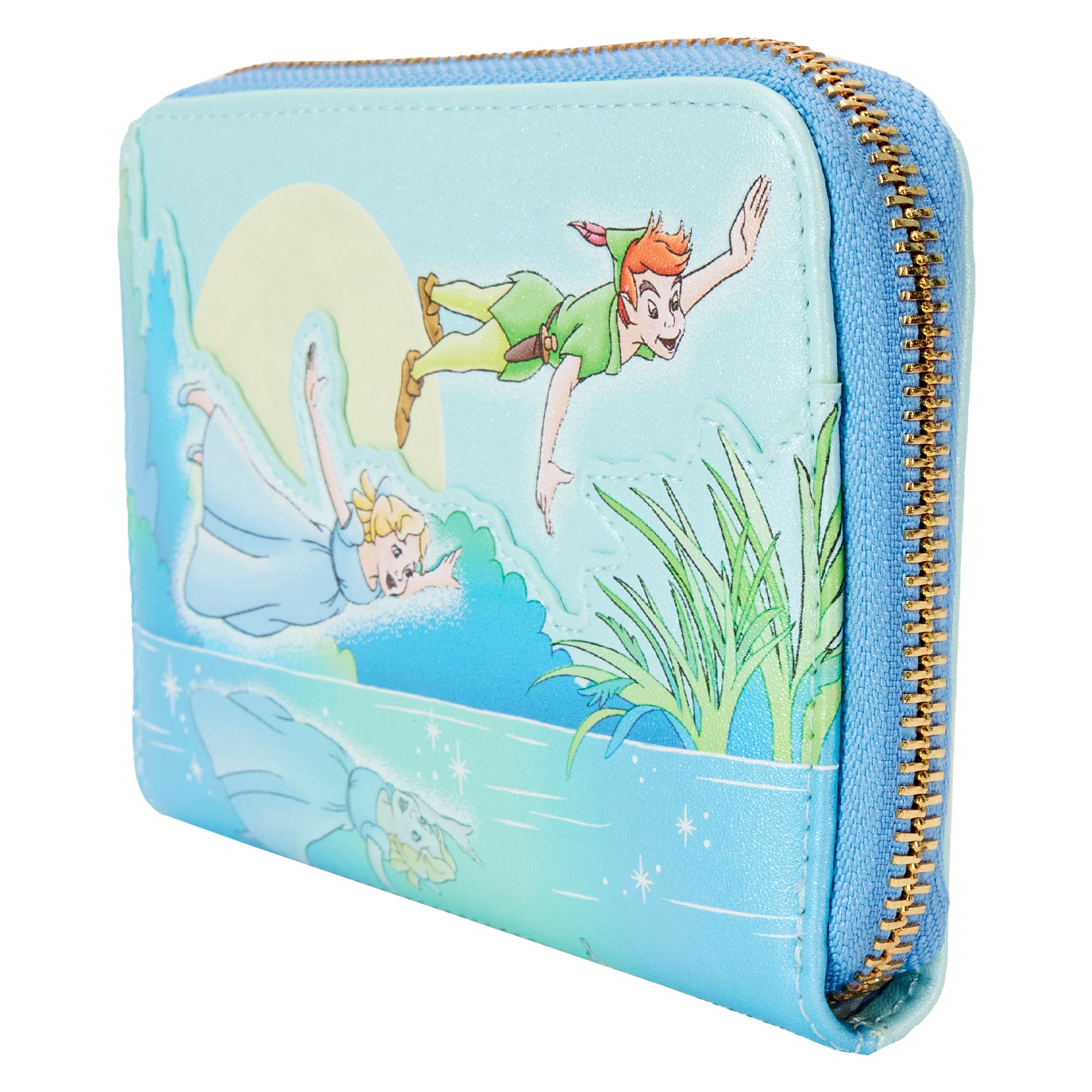 Disney | Peter Pan You Can Fly Glow-In-The-Dark Zip Around Wallet