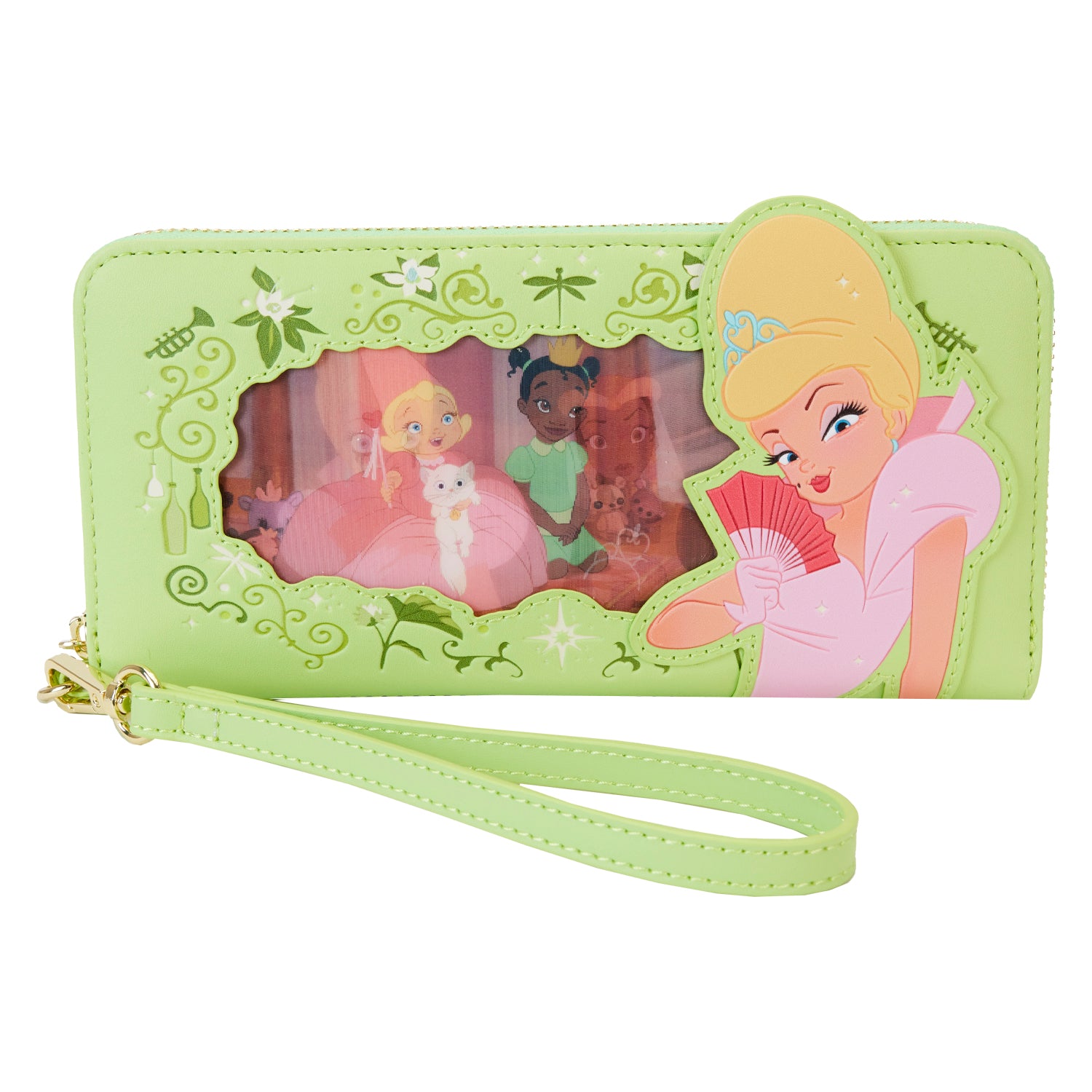 Disney | Princess and The Frog Lenticular Princess Series Wristlet Wallet