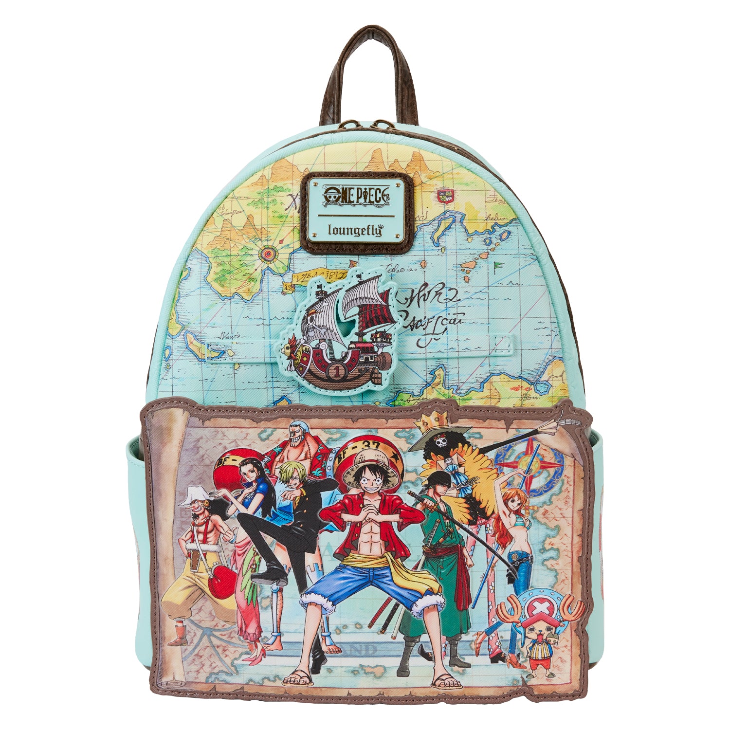 One Piece | Luffy Gang Map Mini Backpack