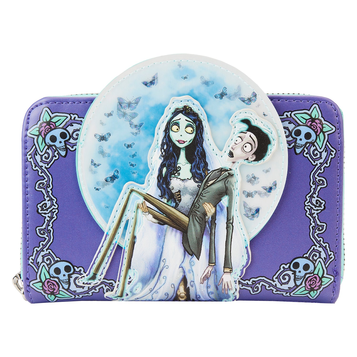 Loungefly Peter Pan Glow Clock Zip Around Wallet