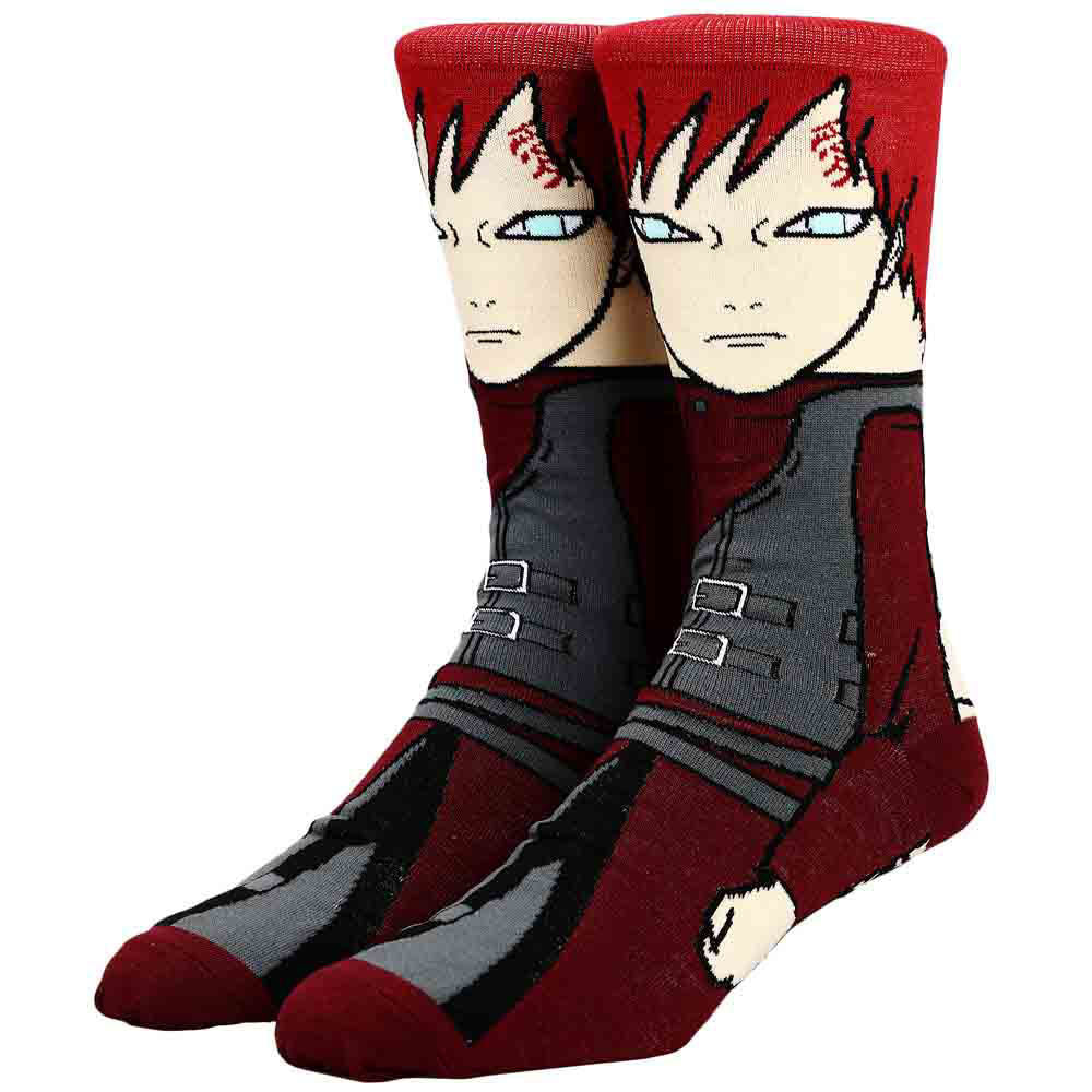 Naruto  Gaara 360 Character Crew Socks