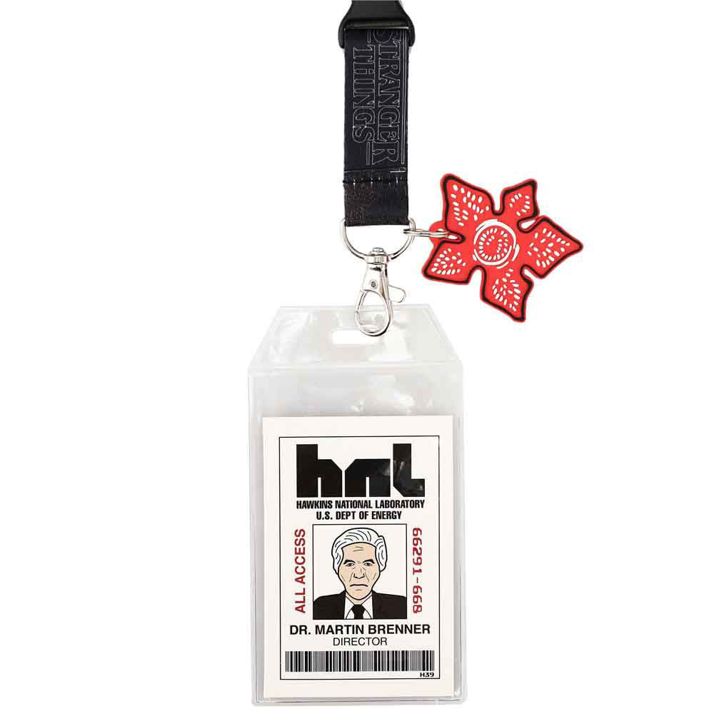 Netflix | Stranger Things Hawkins National Library Dr. Brenner Lanyard