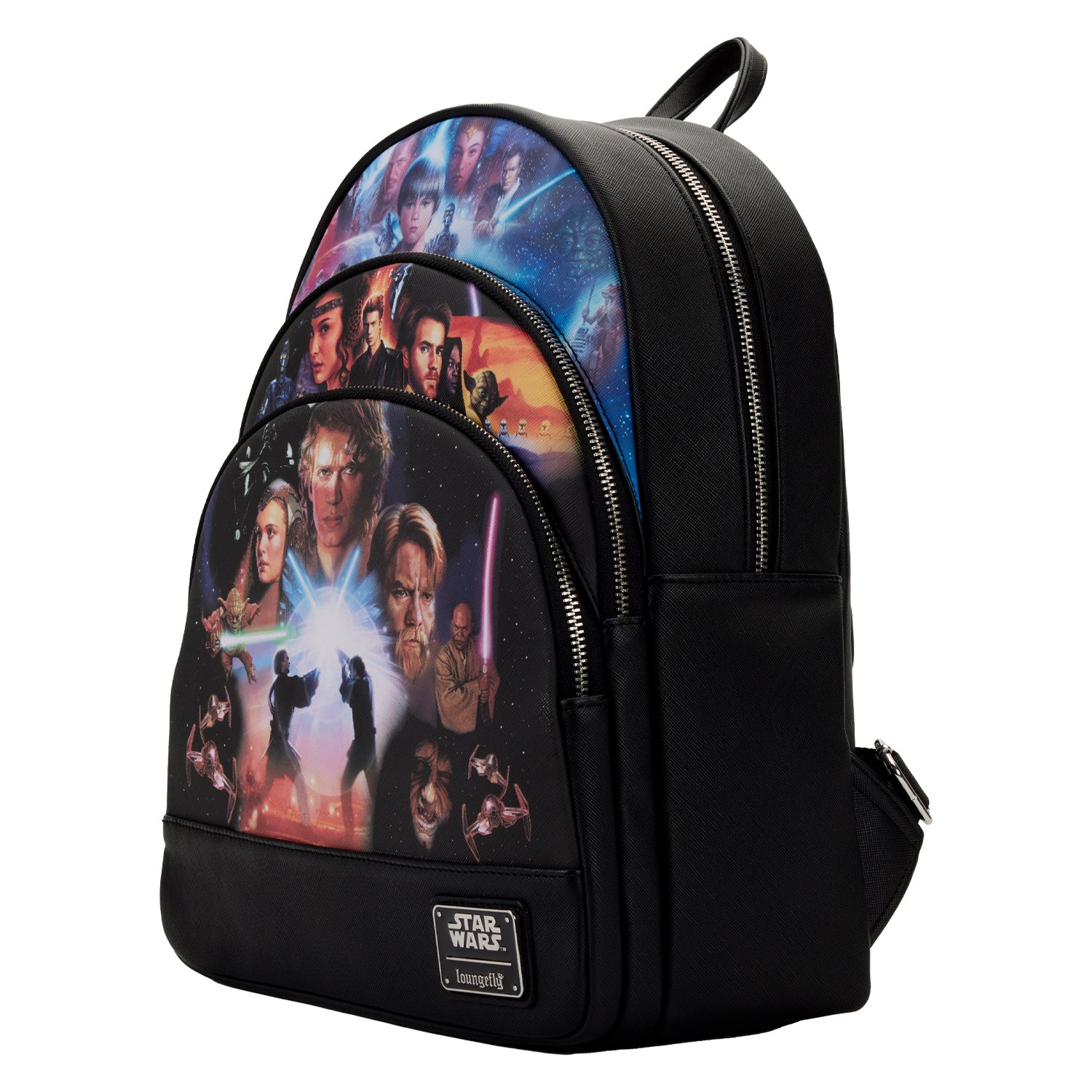 Star Wars | Prequel Movie Trilogy Triple Pocket Mini Backpack