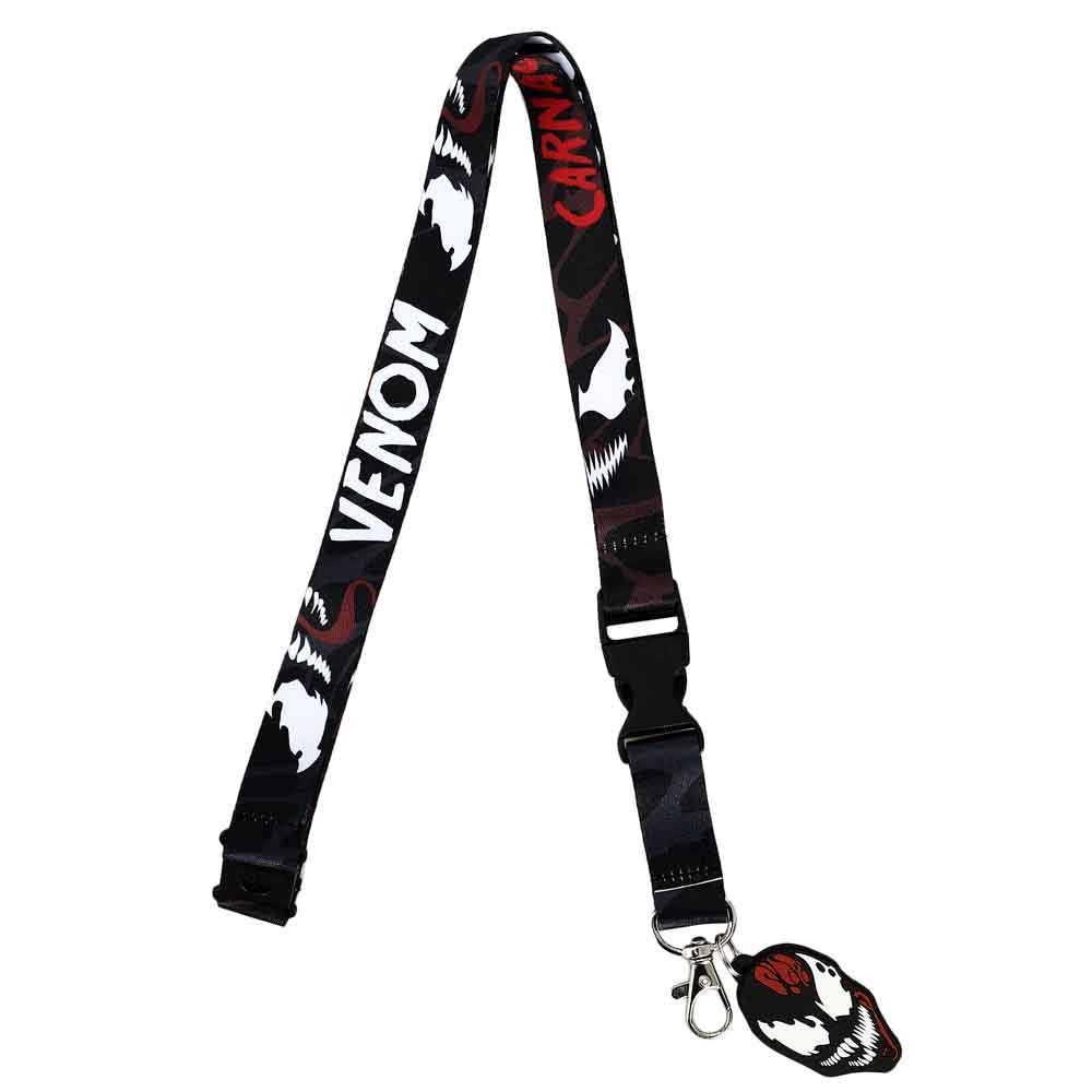 Spider-Man Across The Spider-Verse Logo 22 inch Black Lanyard with ID Sleeve