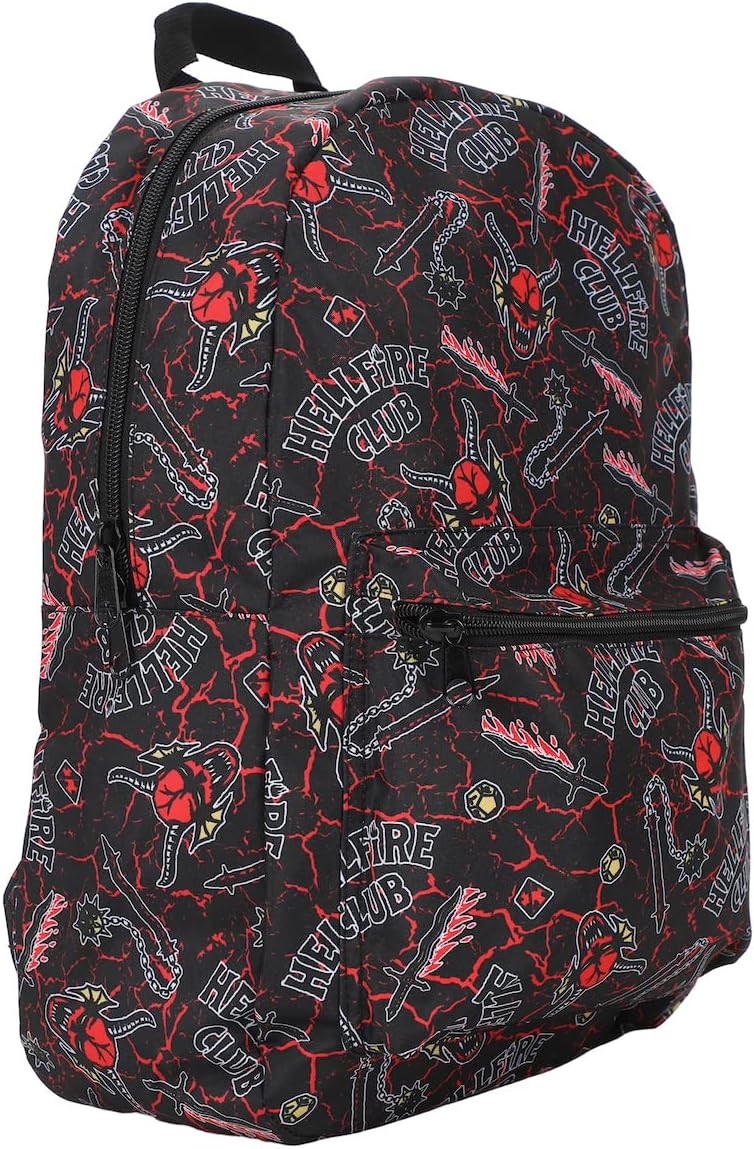 Stranger Things | Hellfire Club All-Over Print Laptop Backpack