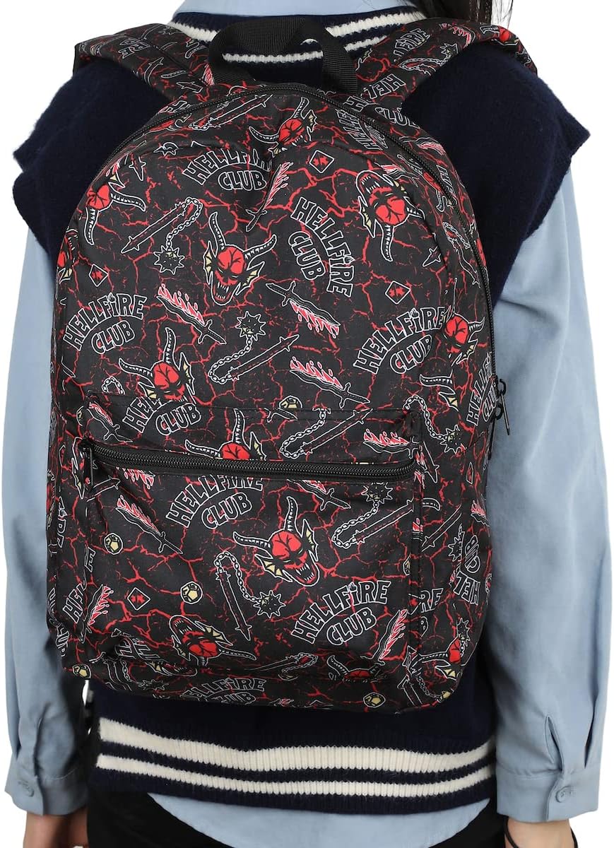 Stranger Things | Hellfire Club All-Over Print Laptop Backpack