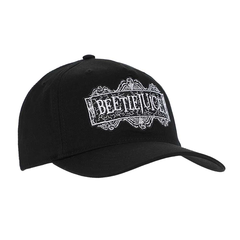 Beetlejuice | Embroidered Logo Pre-Curved Bill Snapback Hat