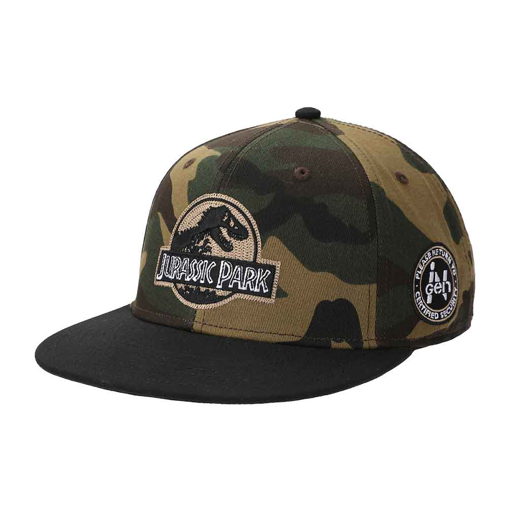 Universal | Jurassic Park Camo IN GEN Flat Bill Snapback Hat