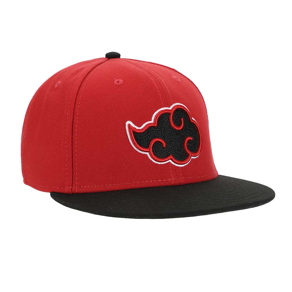 Naruto | Akatsuki Embroidered Flat Bill Snapback Hat