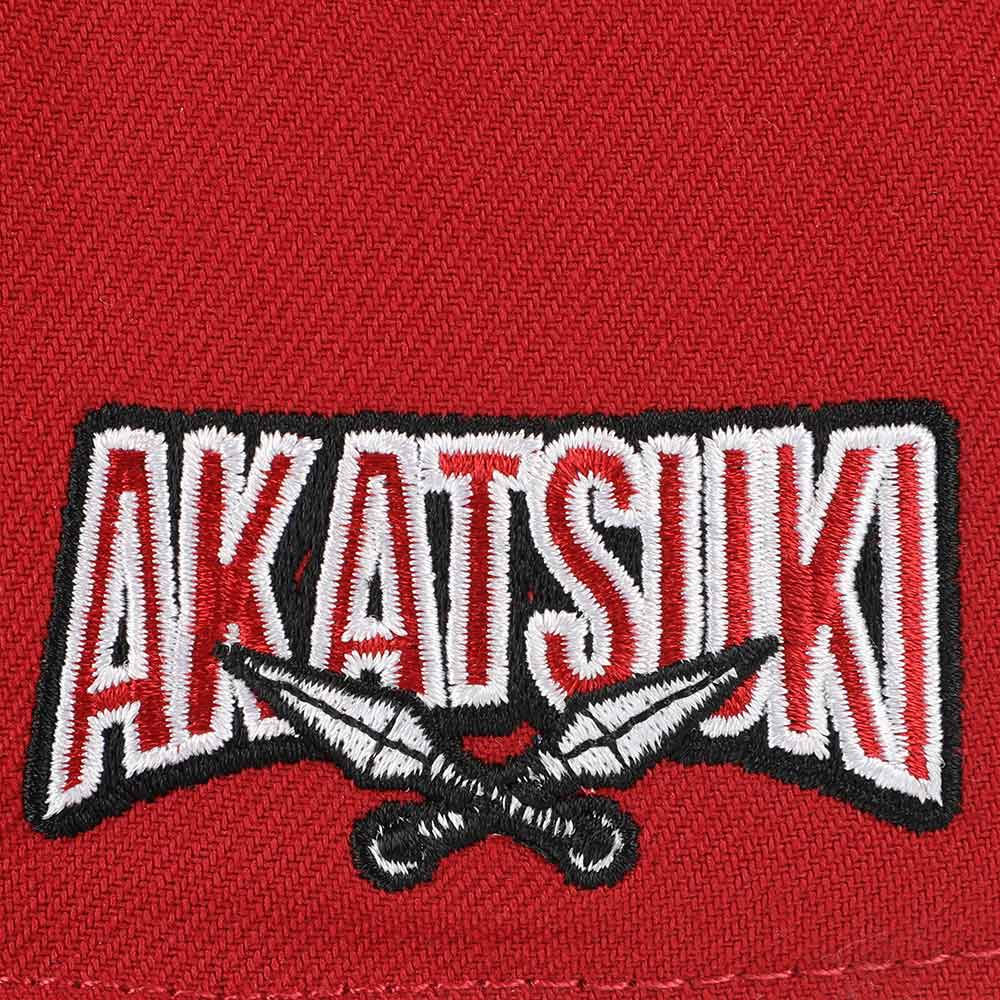 Naruto | Akatsuki Embroidered Flat Bill Snapback Hat