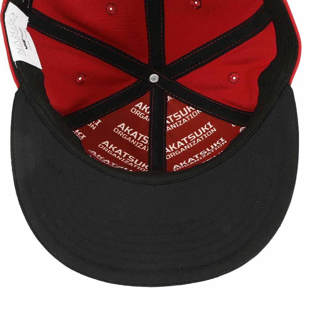 Naruto | Akatsuki Embroidered Flat Bill Snapback Hat