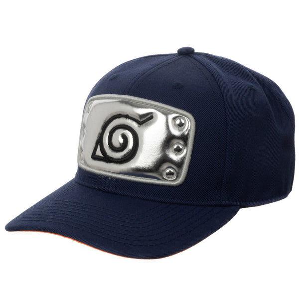 Naruto | Leaf Village Badge Curved Bill Snapback