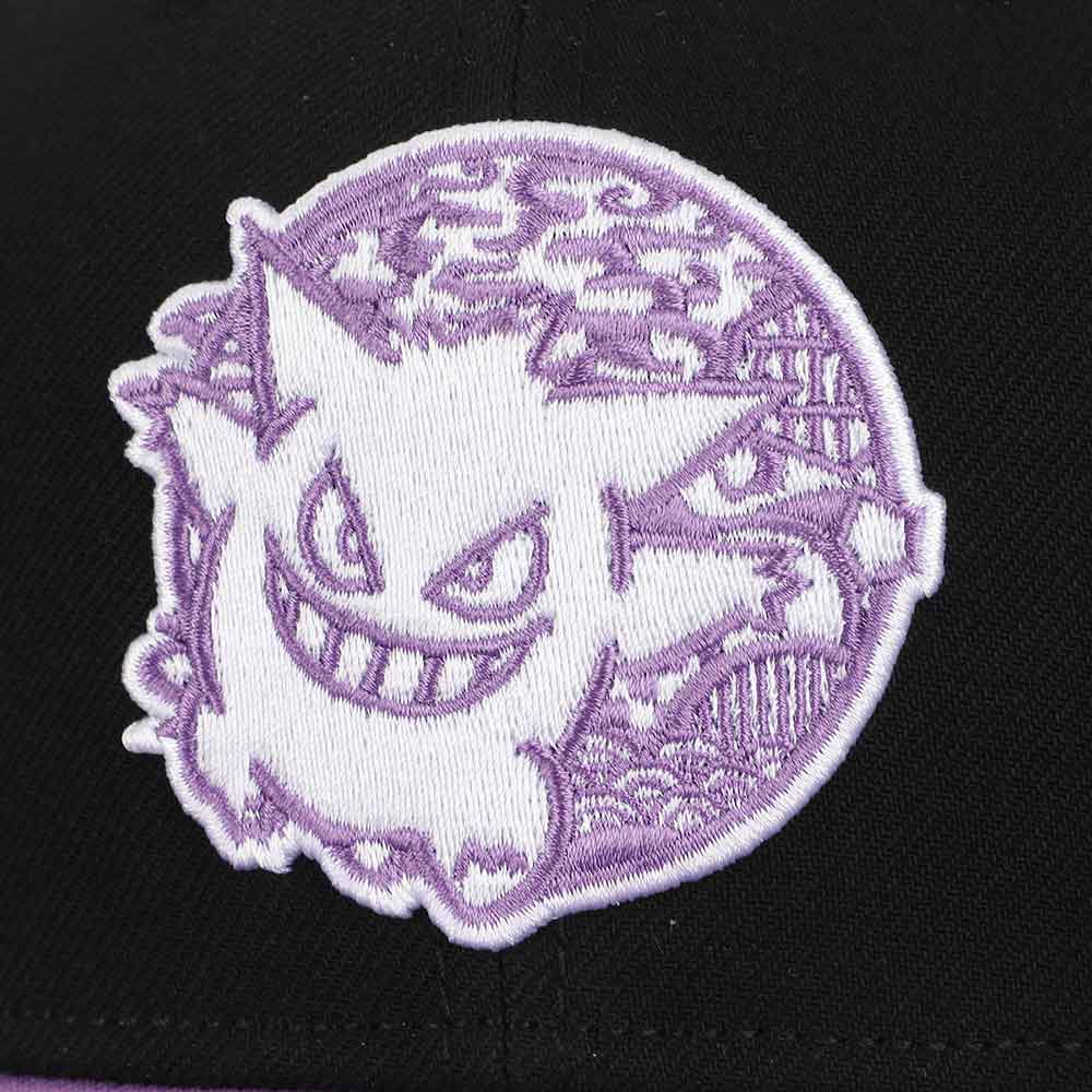 Pokemon | Gengar Embroidered Flat Bill Snapback Hat