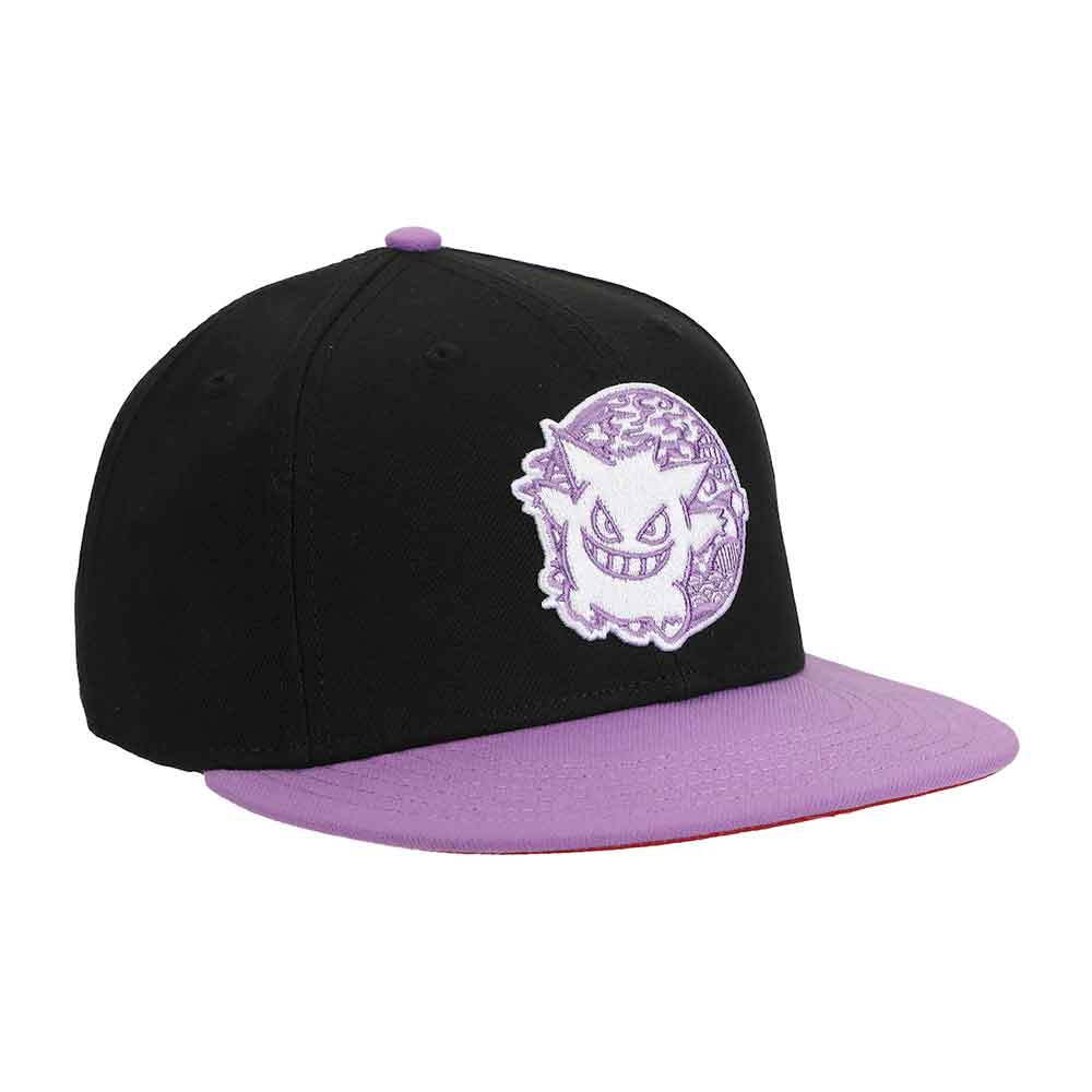 Pokemon | Gengar Embroidered Flat Bill Snapback Hat