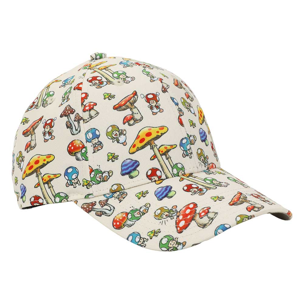 Nintendo | Super Mario Bros Toads All Over Print Dad Hat