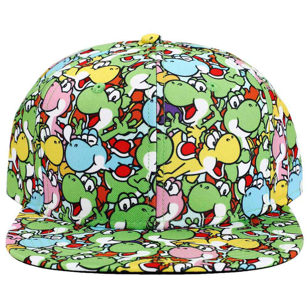 Ninentendo | Super Mario Bros Yoshi Flat Bill Snapback Hat