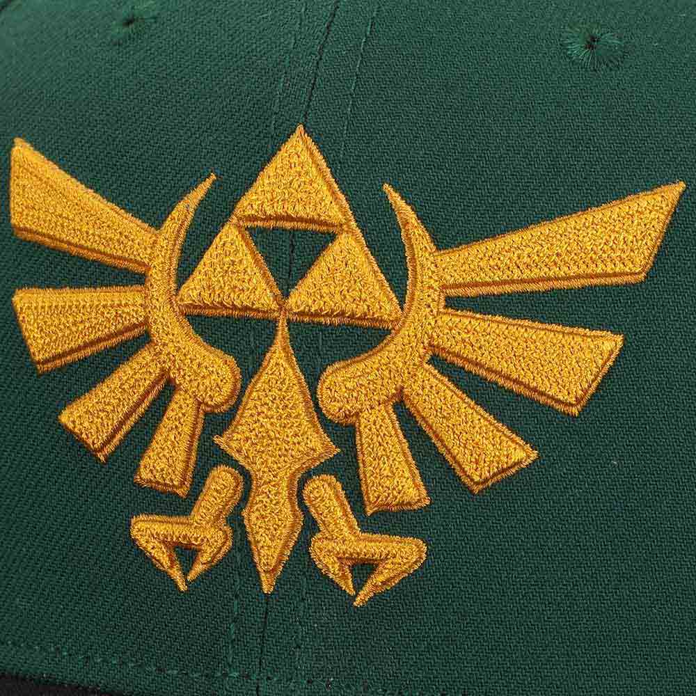 Nintendo | Zelda Hyrule Crest Embroidered Flat Bill Snapback Hat