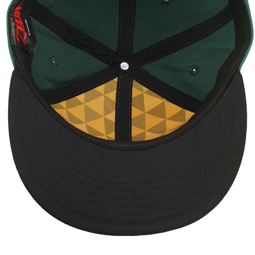 Nintendo | Zelda Hyrule Crest Embroidered Flat Bill Snapback Hat