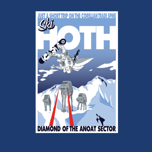 Graphic Lab | Ski Hoth Unisex Tee