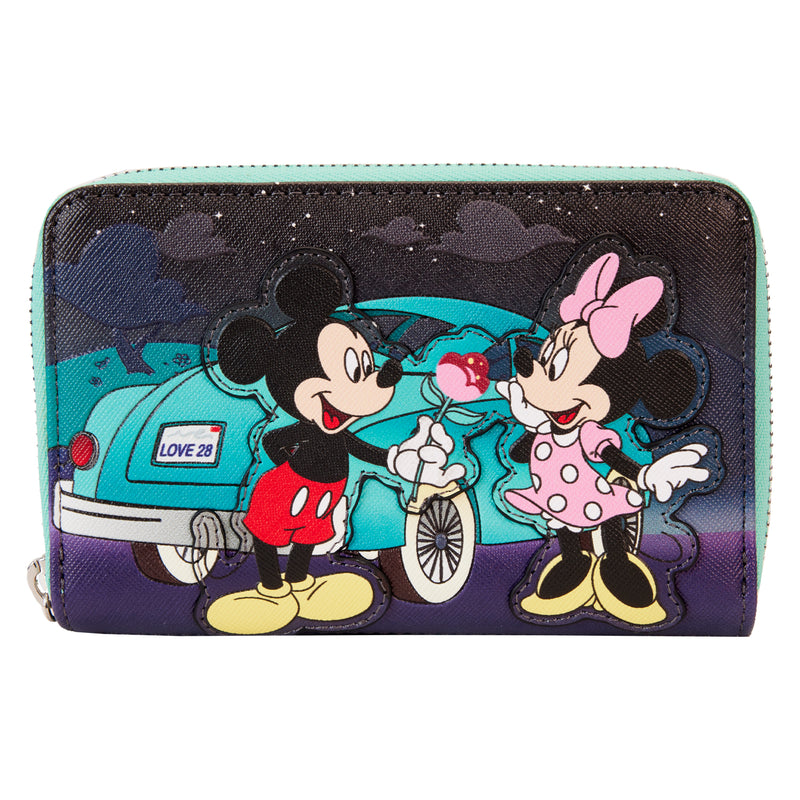 Disney | Mickey and Minnie Drive-in Date Night Zip Around Wallet
