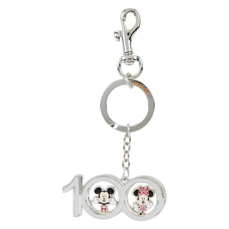 Disney | 100th Anniversary Mickey and Minnie Mouse Keychain