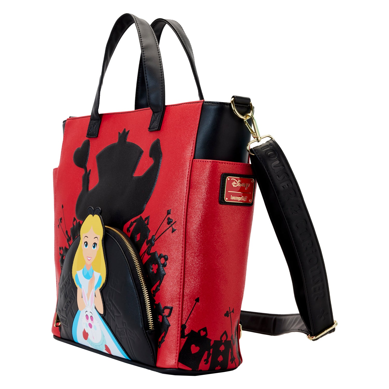 Disney | Alice In Wonderland Villains Convertible Crossbody and Backpack