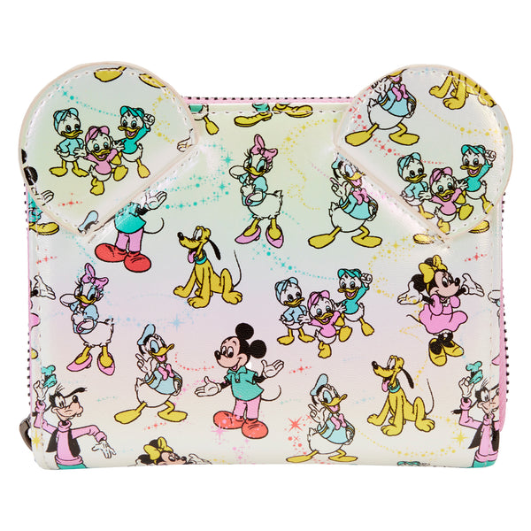 Disney | D100 Mickey and Friends All Over Print Zip Around Wallet