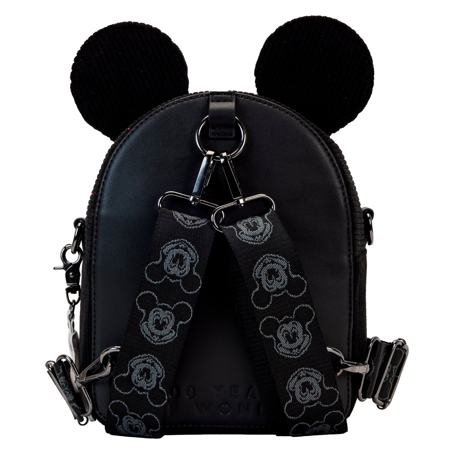 Disney | D100 Mickey Corduroy Convertible Crossbody and Backpack