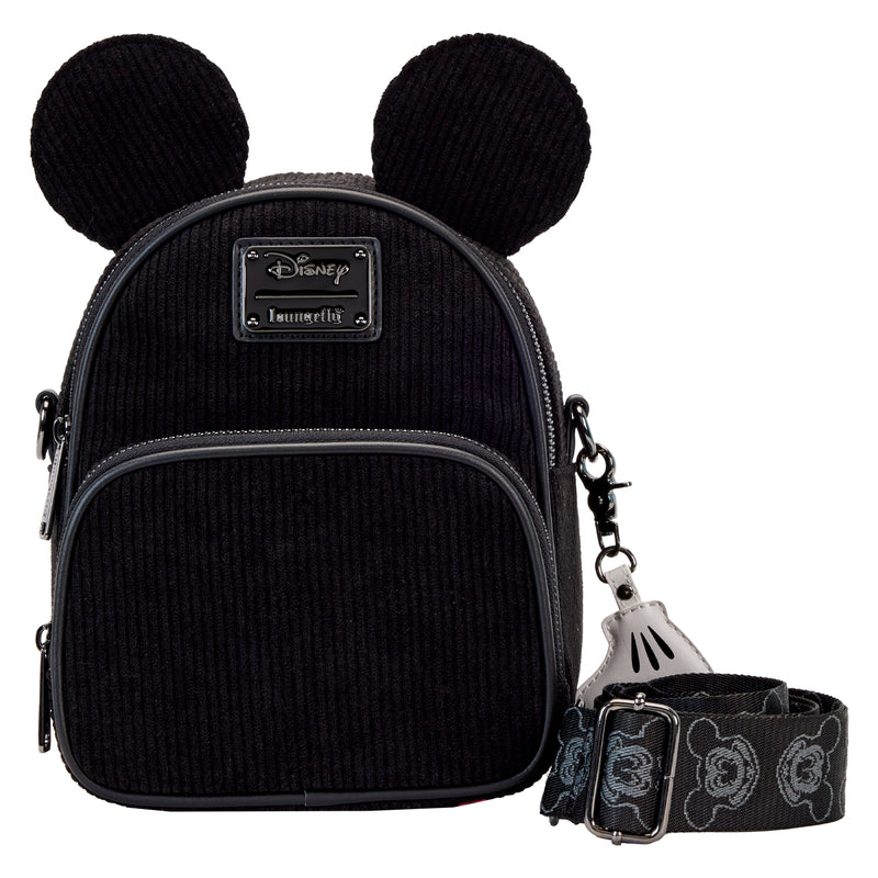 Disney | D100 Mickey Corduroy Convertible Crossbody and Backpack