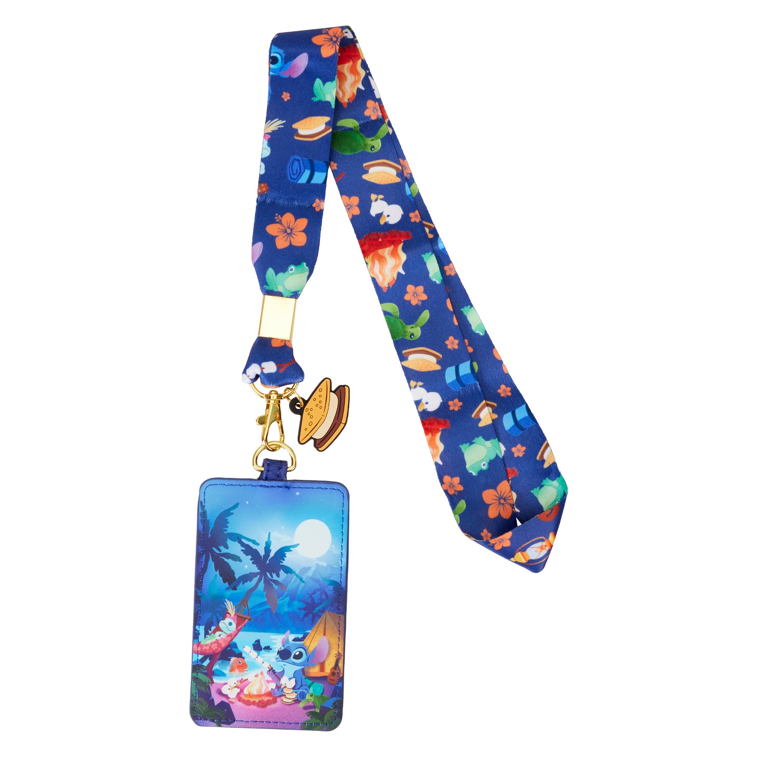 Disney | Lilo and Stitch Camping Cuties Lanyard with Card Holder
