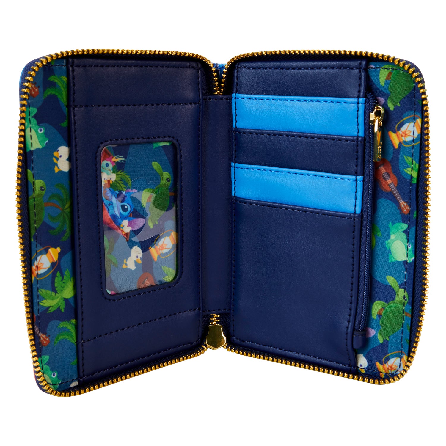 Disney | Lilo and Stitch Camping Cuties Zip Around Wallet