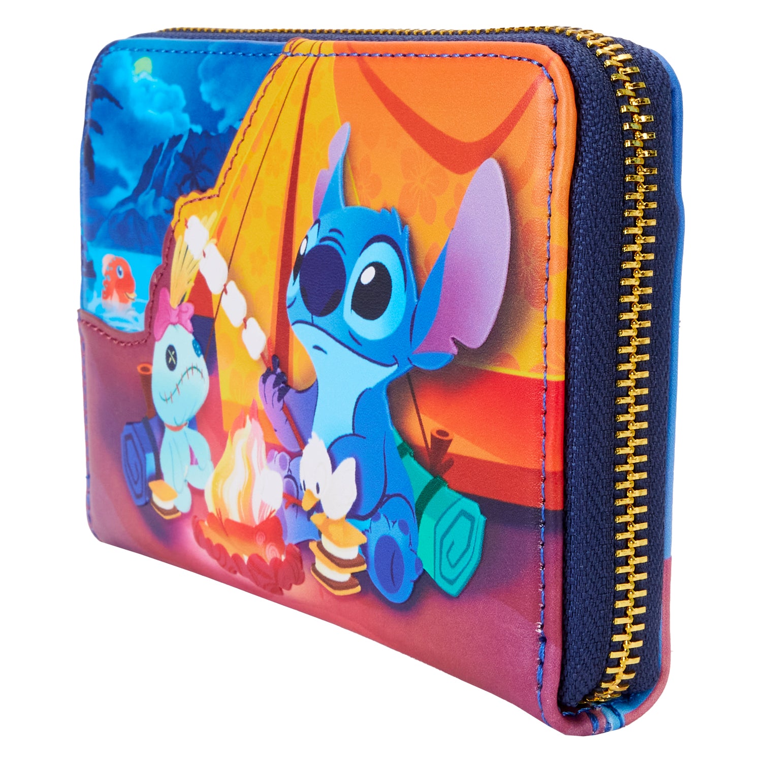 Disney | Lilo and Stitch Camping Cuties Zip Around Wallet