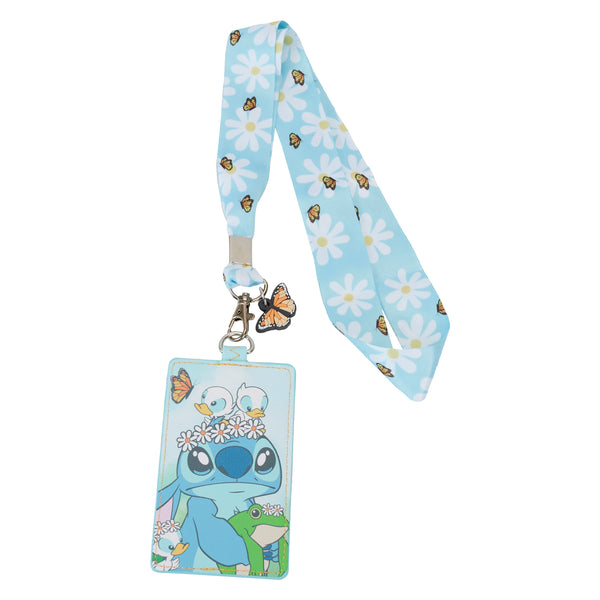 Disney | Lilo and Stitch Springtime Lanyard with Cardholder