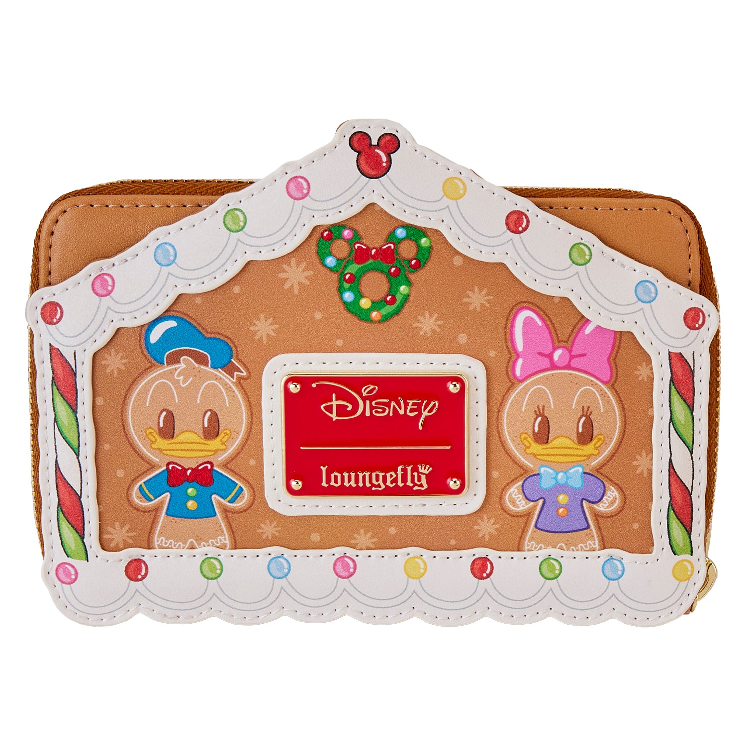 Disney | Mickey and Friends Gingerbread House Zip Around Wallet