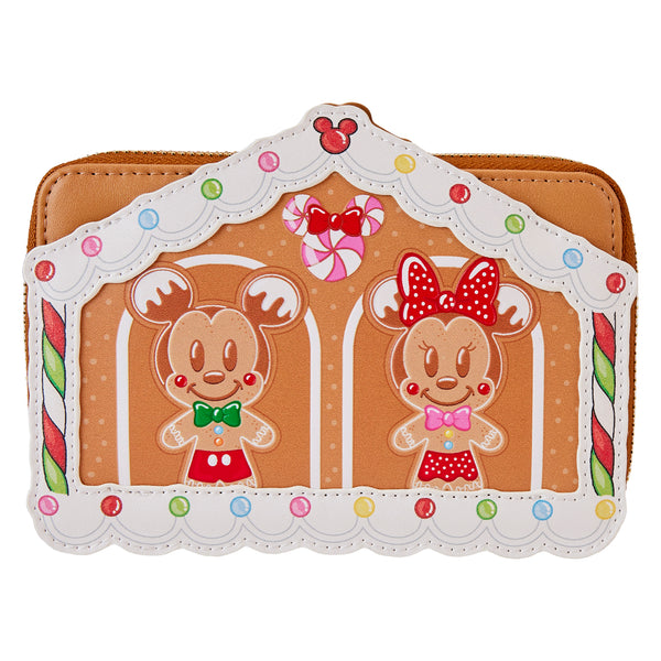 Disney | Mickey and Friends Gingerbread House Zip Around Wallet