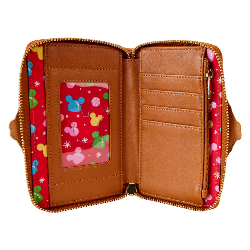 Disney | Mickey and Friends Gingerbread House Zip Around Wallet