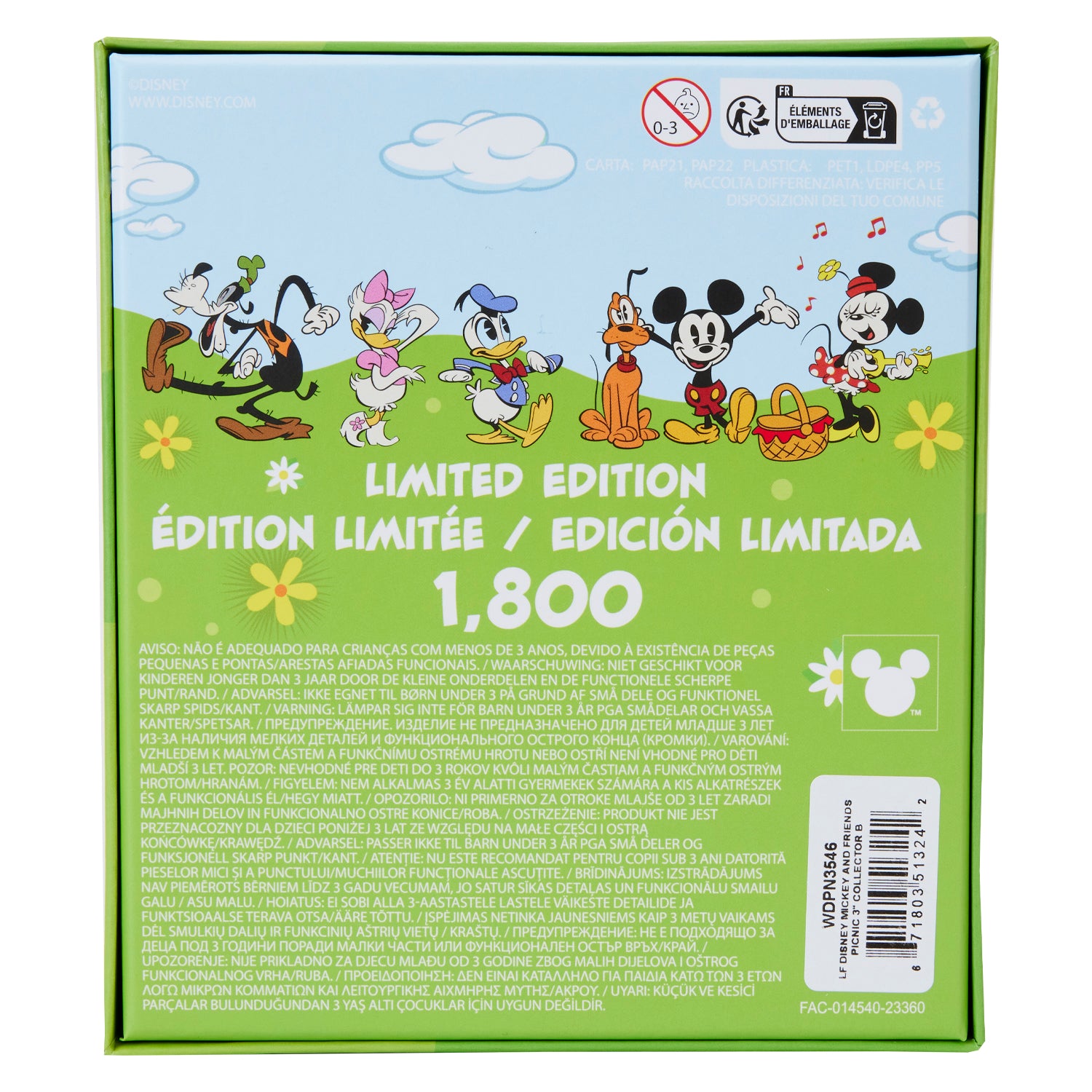 Disney | Mickey and Friends Picnic 3in Collector Box Pin