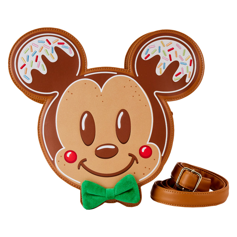 Disney | Mickey and Minnie Gingerbread Cookie Figural Crossbody