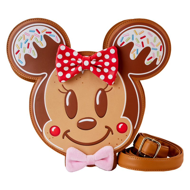 Disney | Mickey and Minnie Gingerbread Cookie Figural Crossbody
