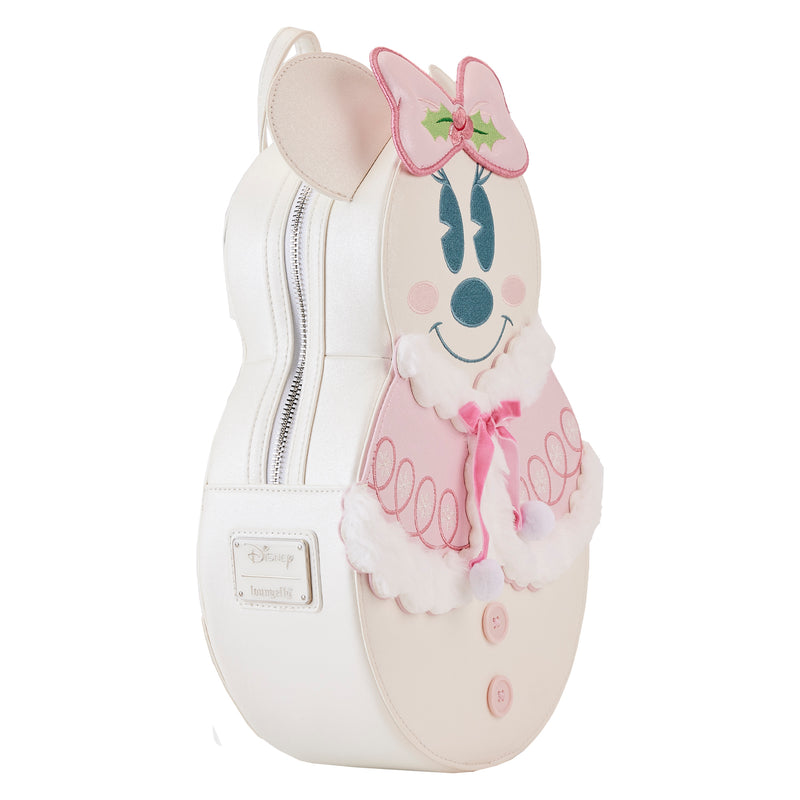Disney | Minnie Mouse Pastel Figural Snowman Mini Backpack