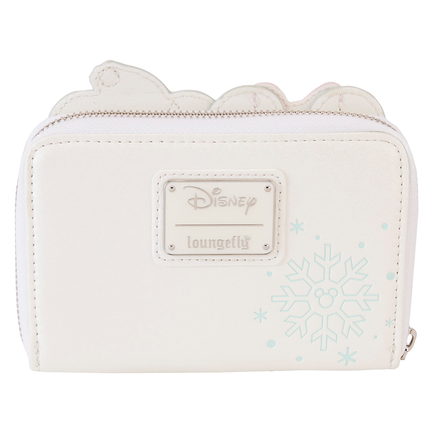 Disney | Minnie Mouse Pastel Figural Snowman Zip Around Wallet