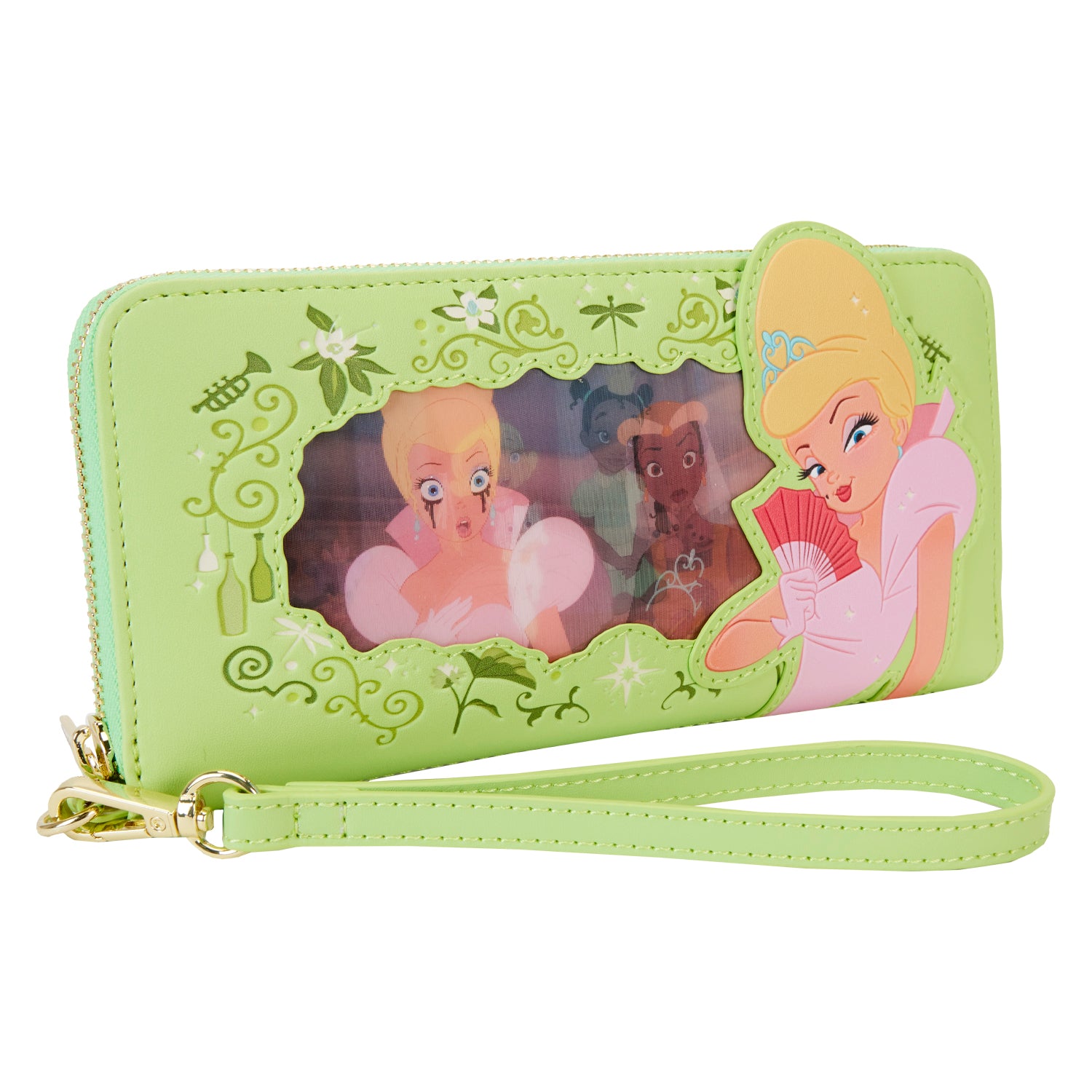 Disney | Princess and The Frog Lenticular Princess Series Wristlet Wallet