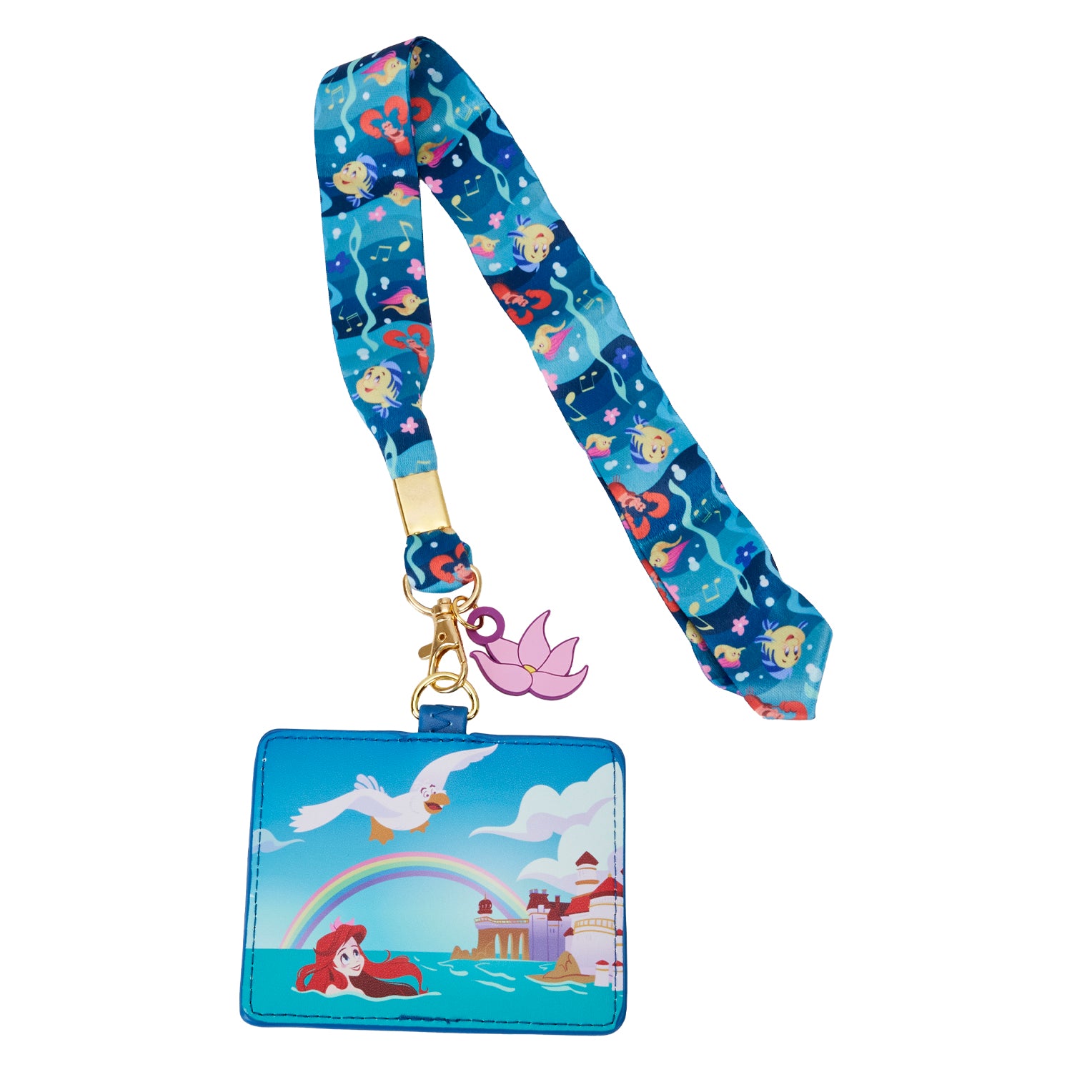 Disney | The Little Mermaid Life Is The Bubbles Lanyard with Card Holder