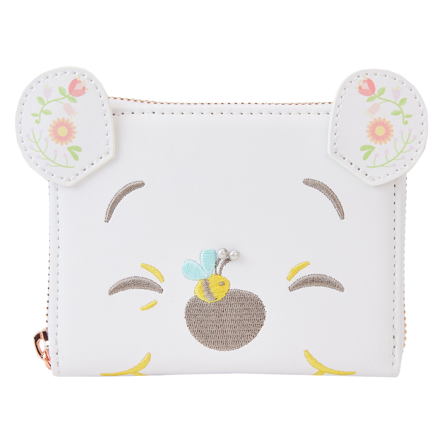 Disney | Winnie The Pooh Folk Floral Zip Around Wallet