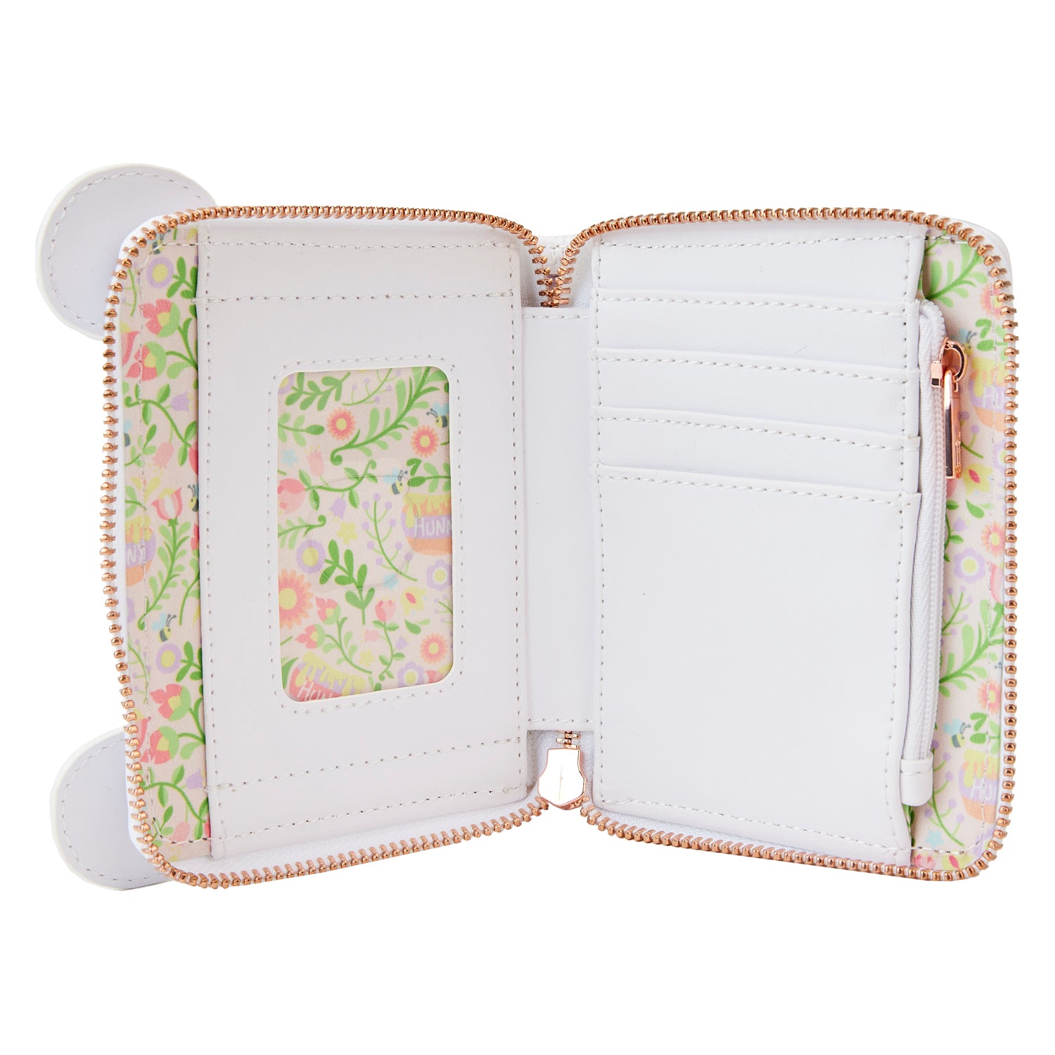 Disney | Winnie The Pooh Folk Floral Zip Around Wallet