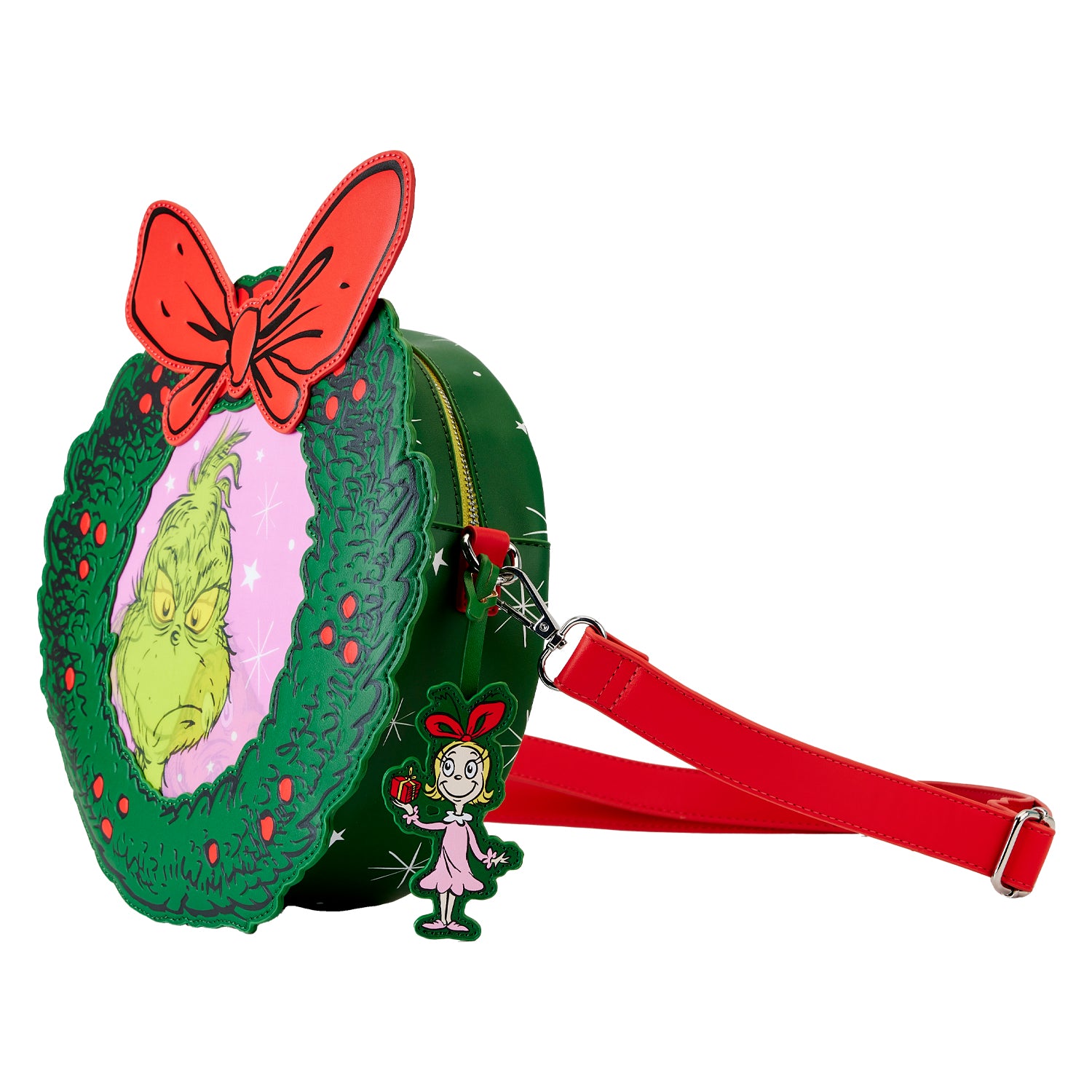 Dr. Seuss | How The Grinch Stole Christmas Wreath Figural Crossbody