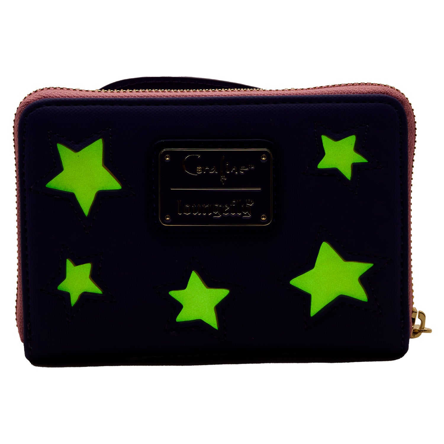 Laika | Coraline Stars Glow-In-The-Dark Zip Around Wallet