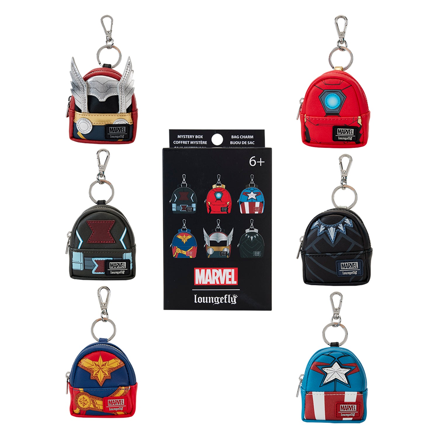 Marvel | Avengers Cosplay Blind Box Backpack Keychain